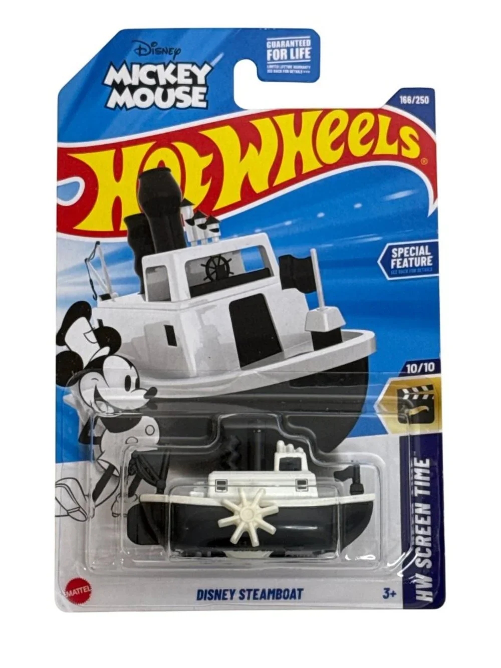Hot Wheels Disney Steamboat Mickey Screen Time 166/250 1:64 Diecast